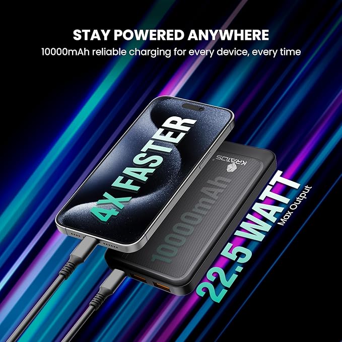 Powerbank 22.5 watt output