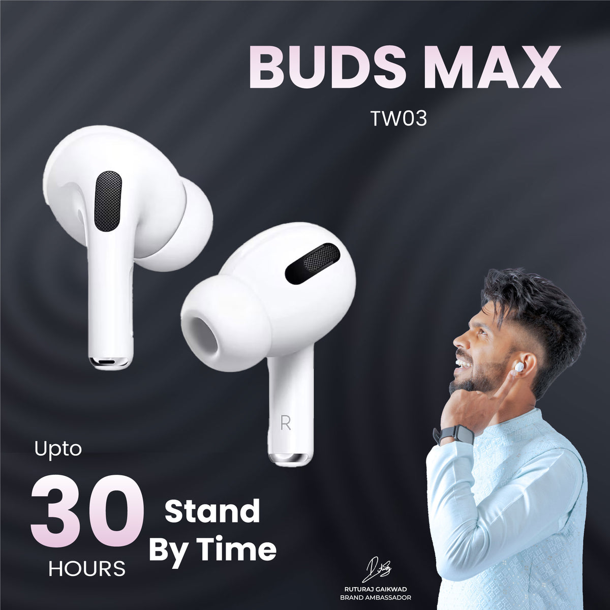 Kratos Bluetooth 57 Max Plus Earbuds-Type c