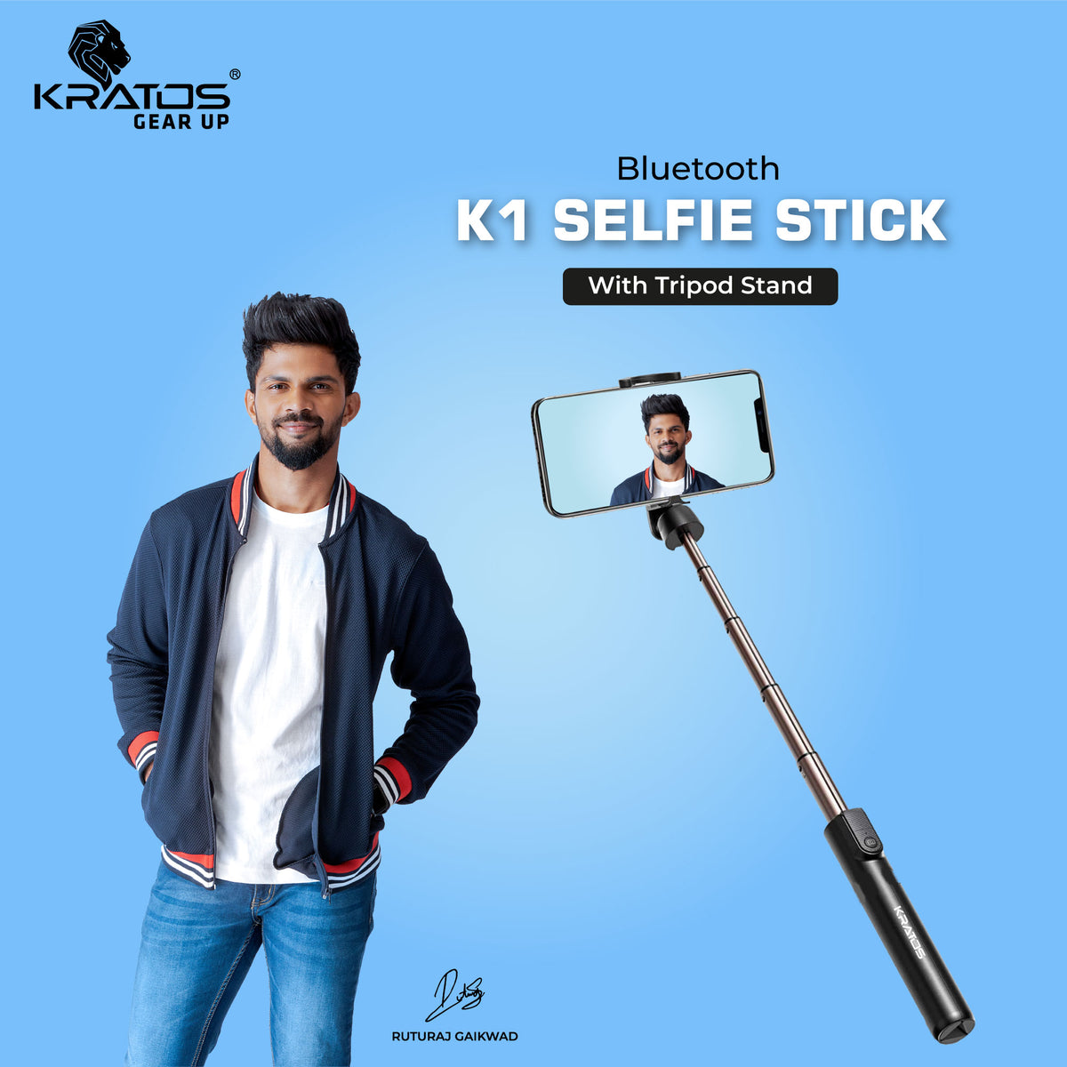 Kratos K1 Bluetooth Selfie Stick