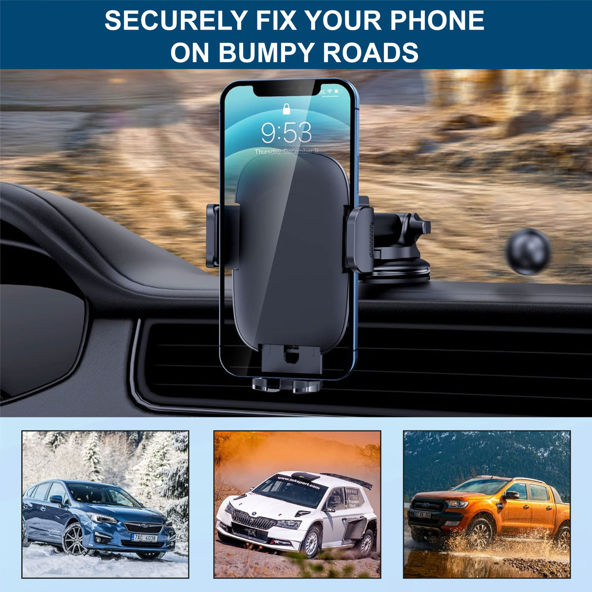 Kratos Grip X1 Universal Mobile Holder for Car