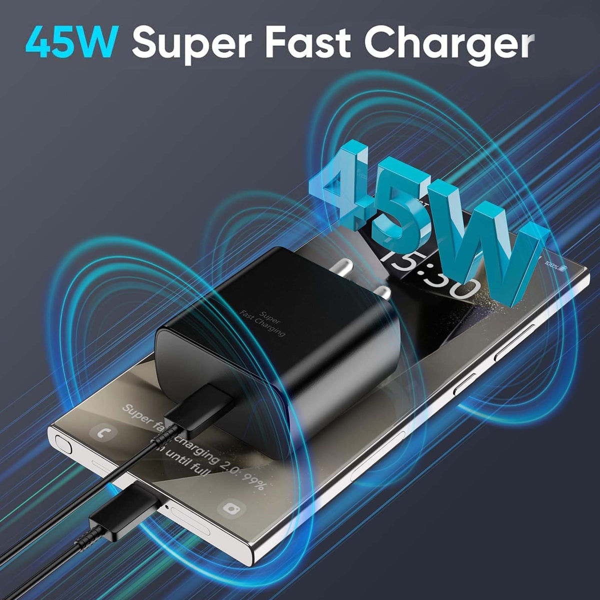 Kratos Smart Power 45W Charger (For Samsung Devices)