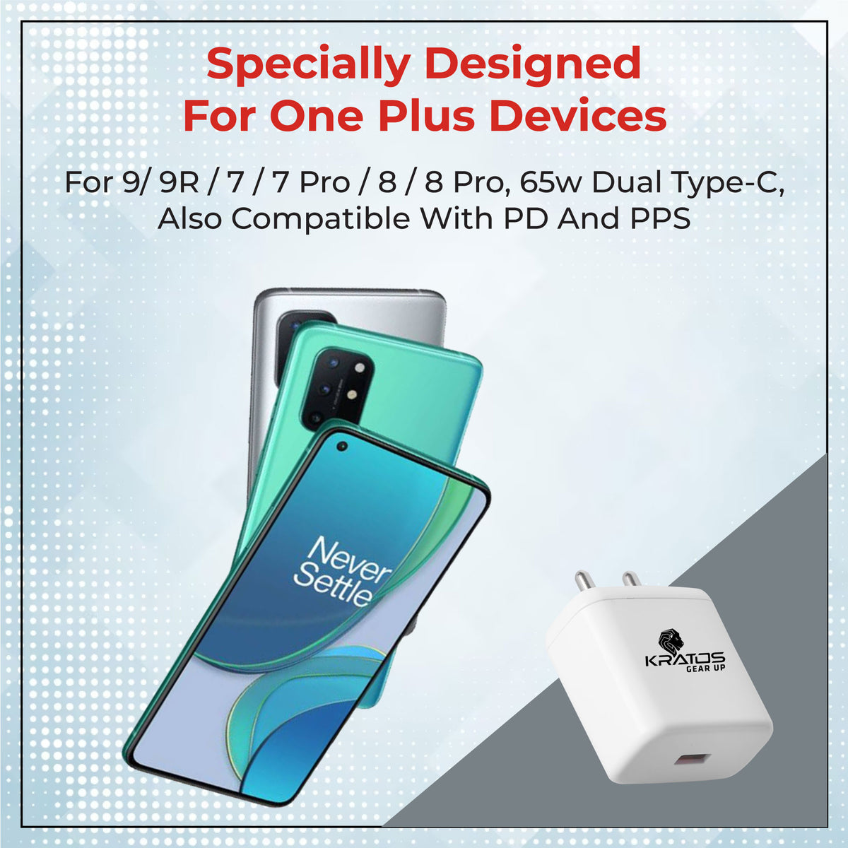 Kratos Turbo Charger T2 Upto 65W- Type-C