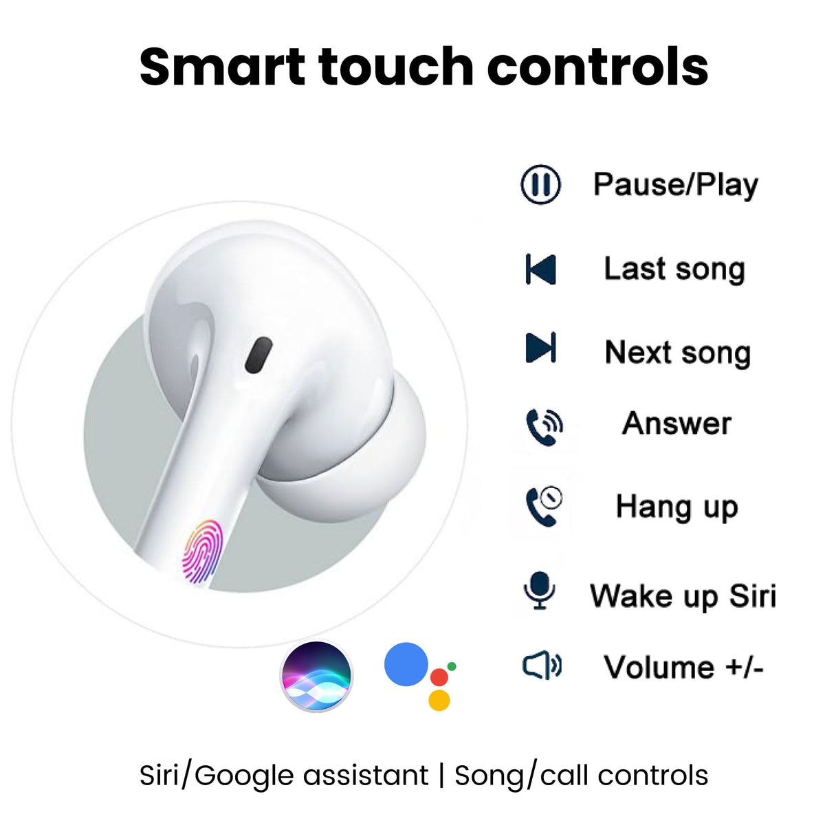 Kratos Bluetooth 57 Max Plus Earbuds-Type c