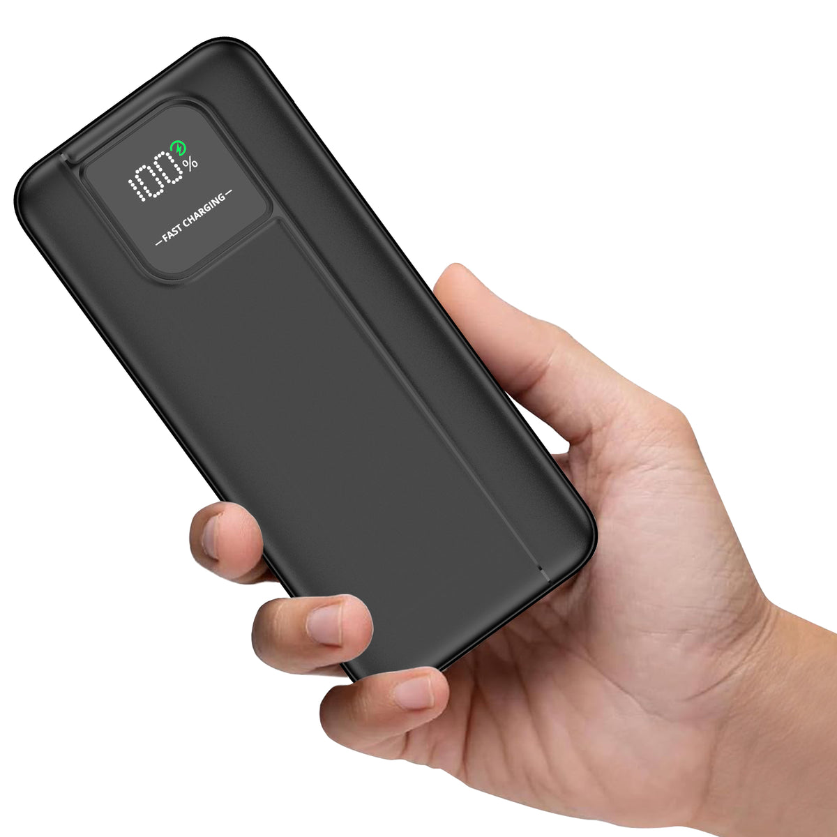 Kratos 20000mAh 35W Turbo Fast Charging Power Bank | Dual Output | PD + QC Compatible | Two-Way Fast Charging | for MacBook Air, iPhone, Samsung, Android &amp; More (Black)