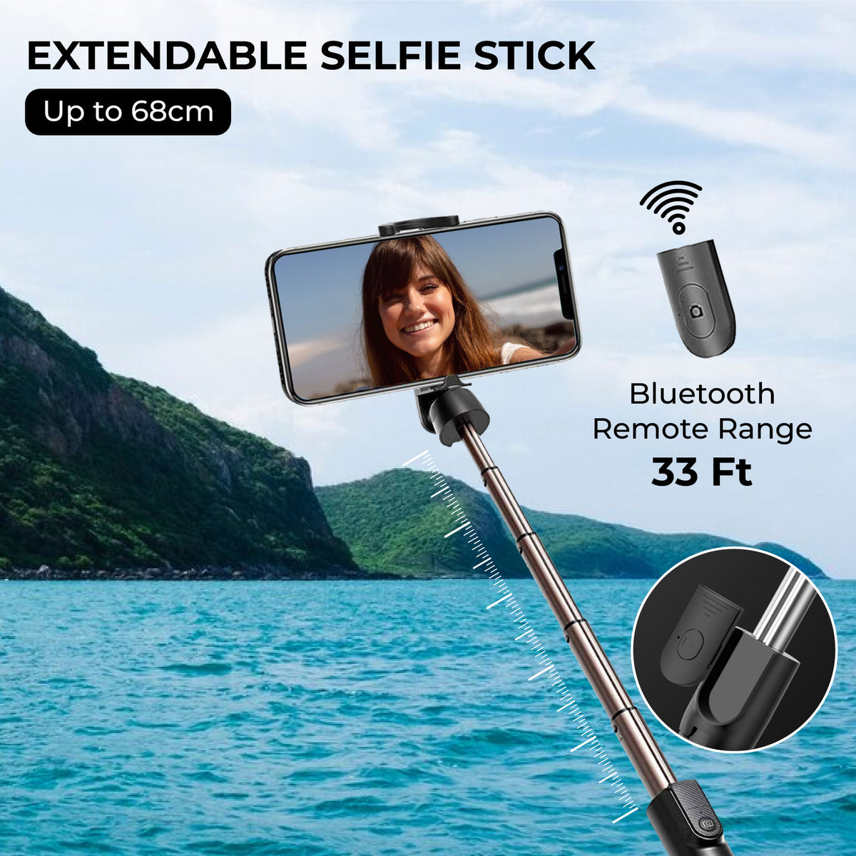 Kratos K1 Bluetooth Selfie Stick