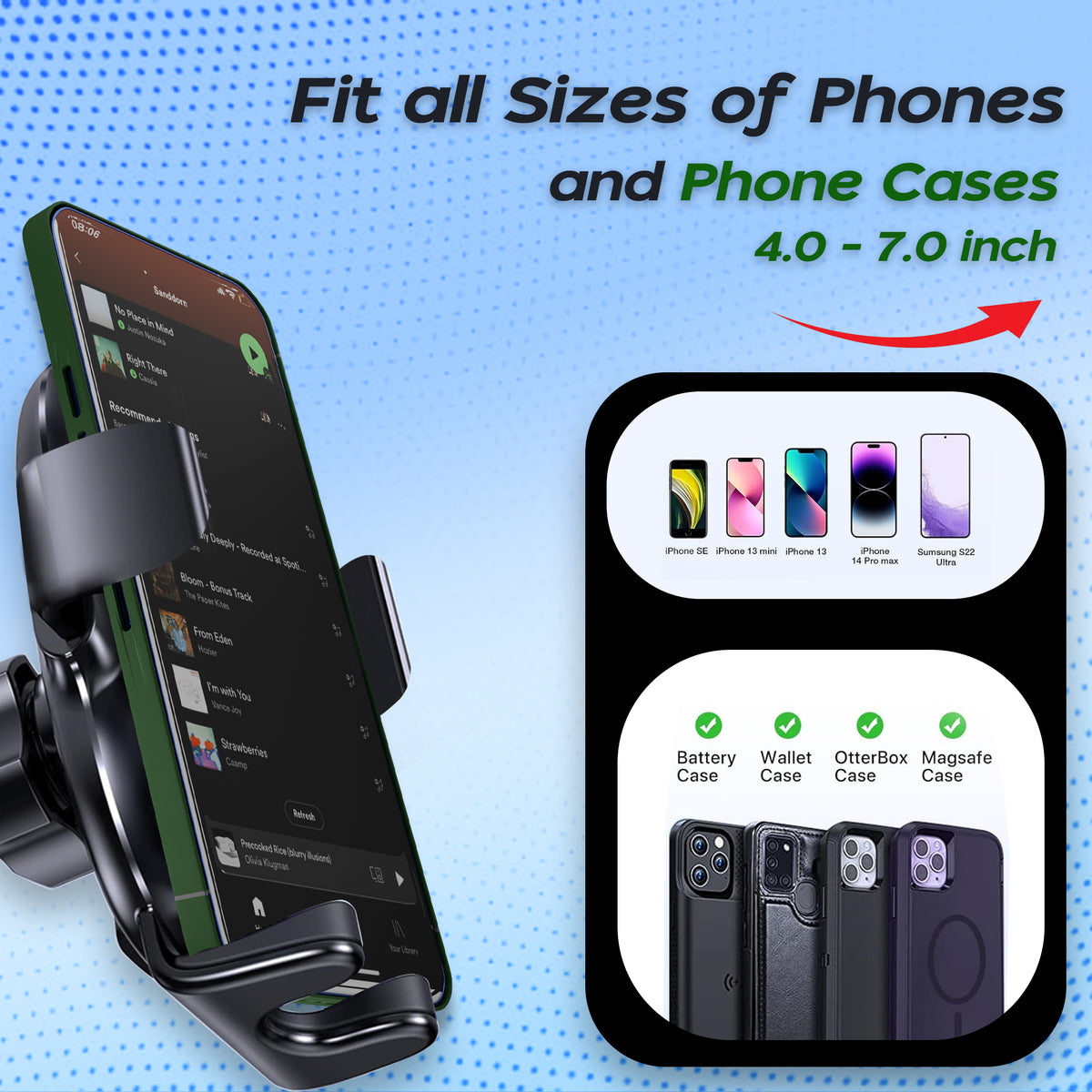 Kratos Grip X2 Universal Mobile Holder for Car