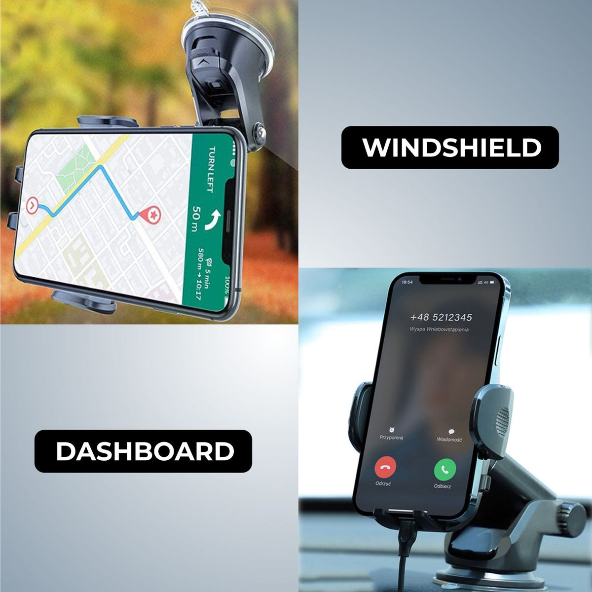 Kratos Grip X3 Universal Mobile Holder for Car