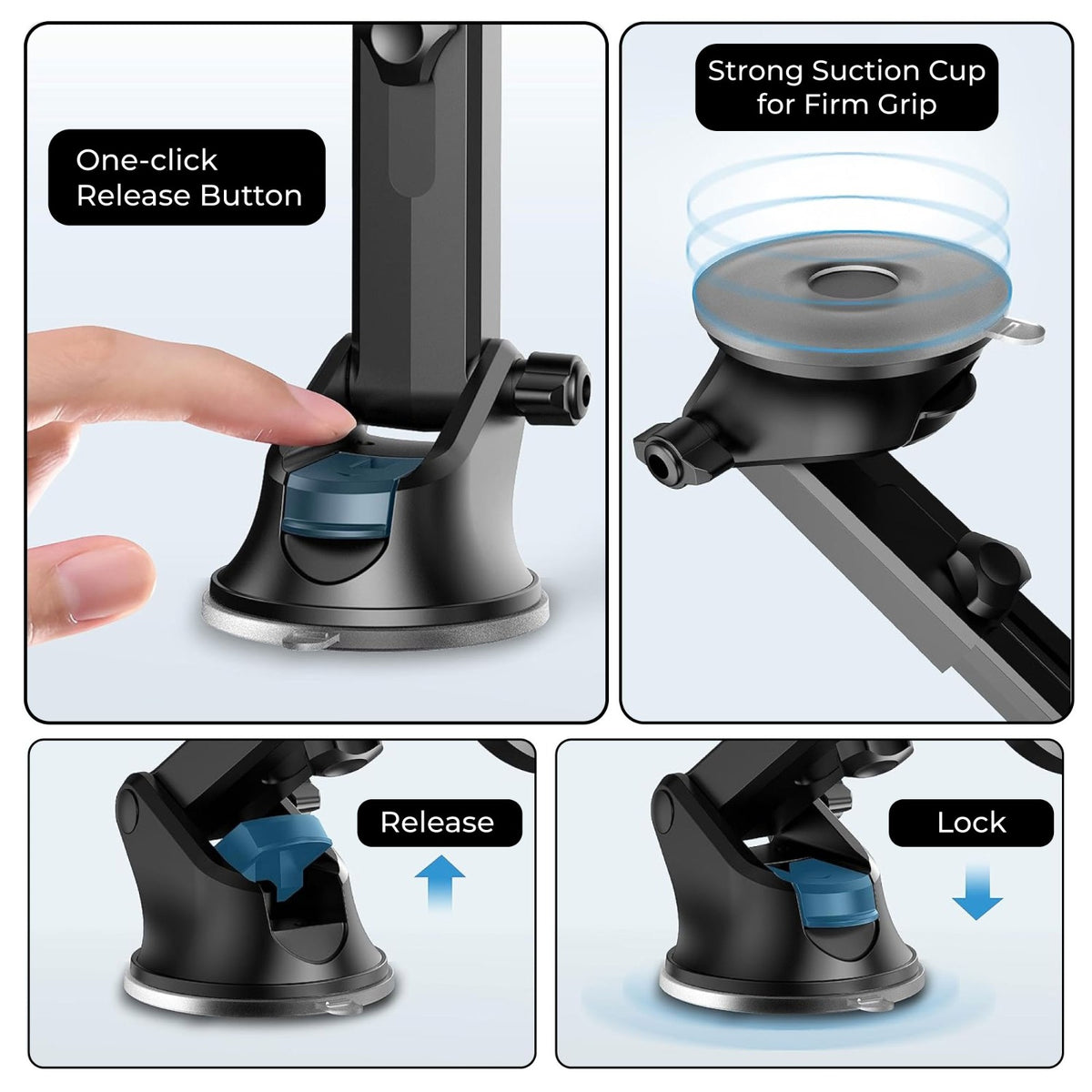 Kratos Grip X3 Universal Mobile Holder for Car