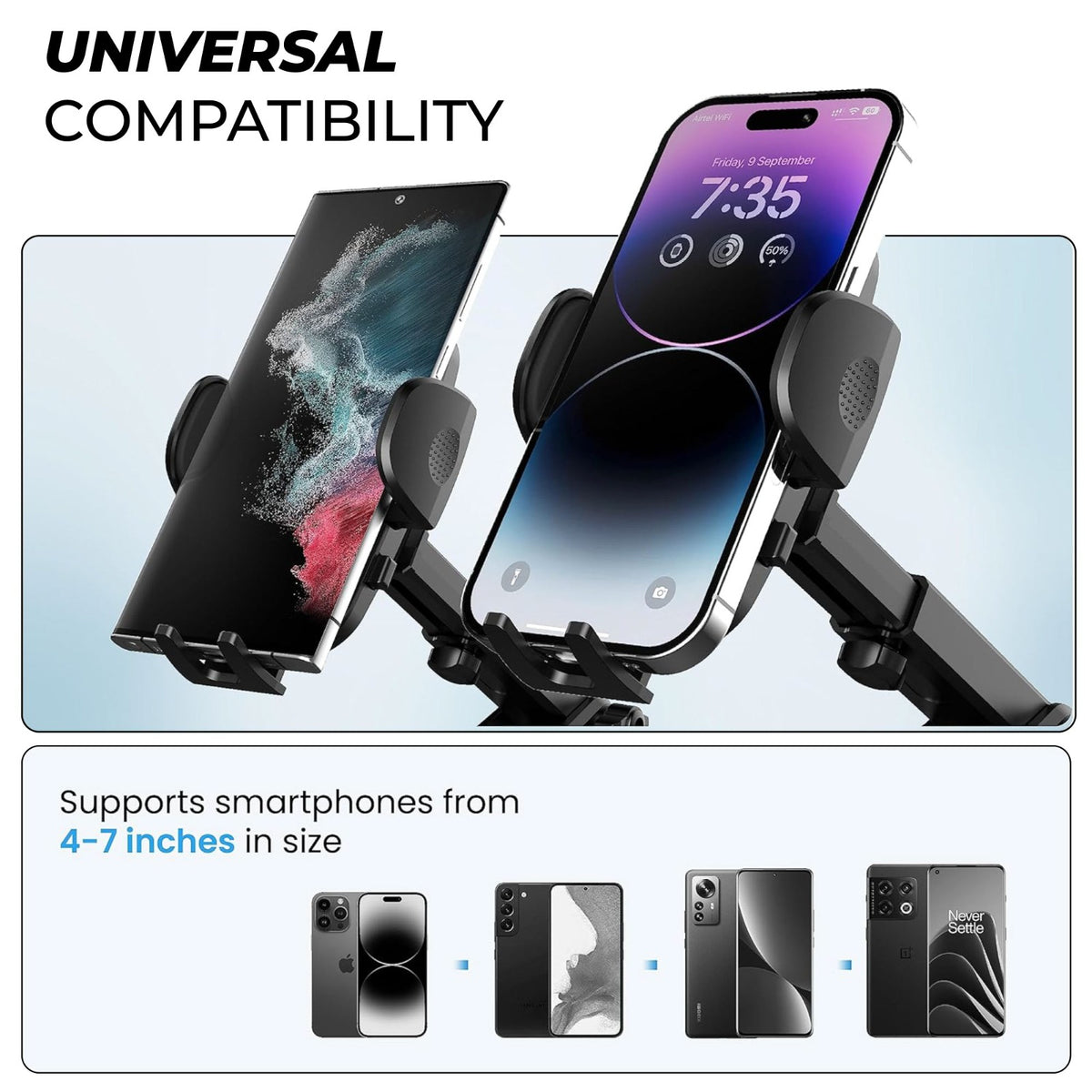 Kratos Grip X3 Universal Mobile Holder for Car