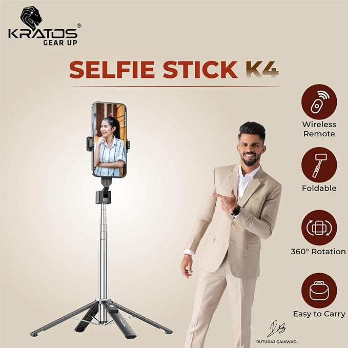 Kratos K4 Bluetooth Selfie Stick
