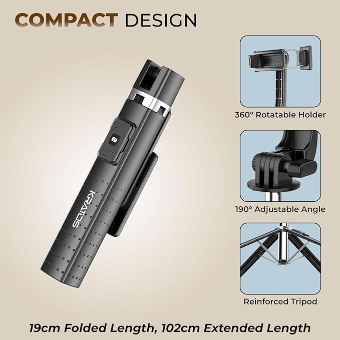 Kratos K4 Bluetooth Selfie Stick