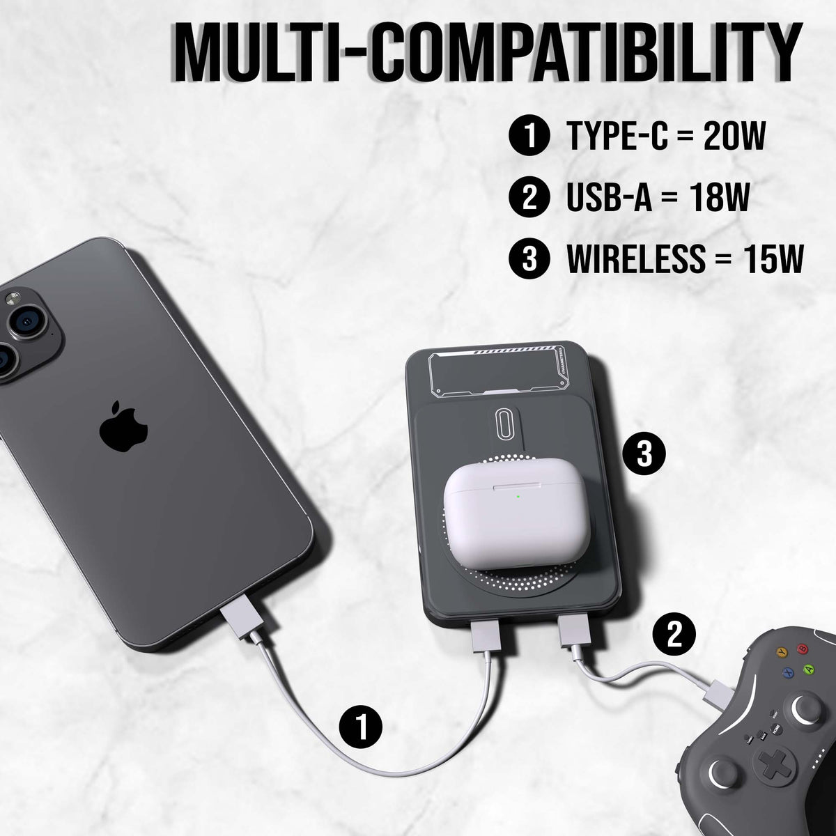 Kratos PB03 Mechanical powerbank Magsafe 10000Mah