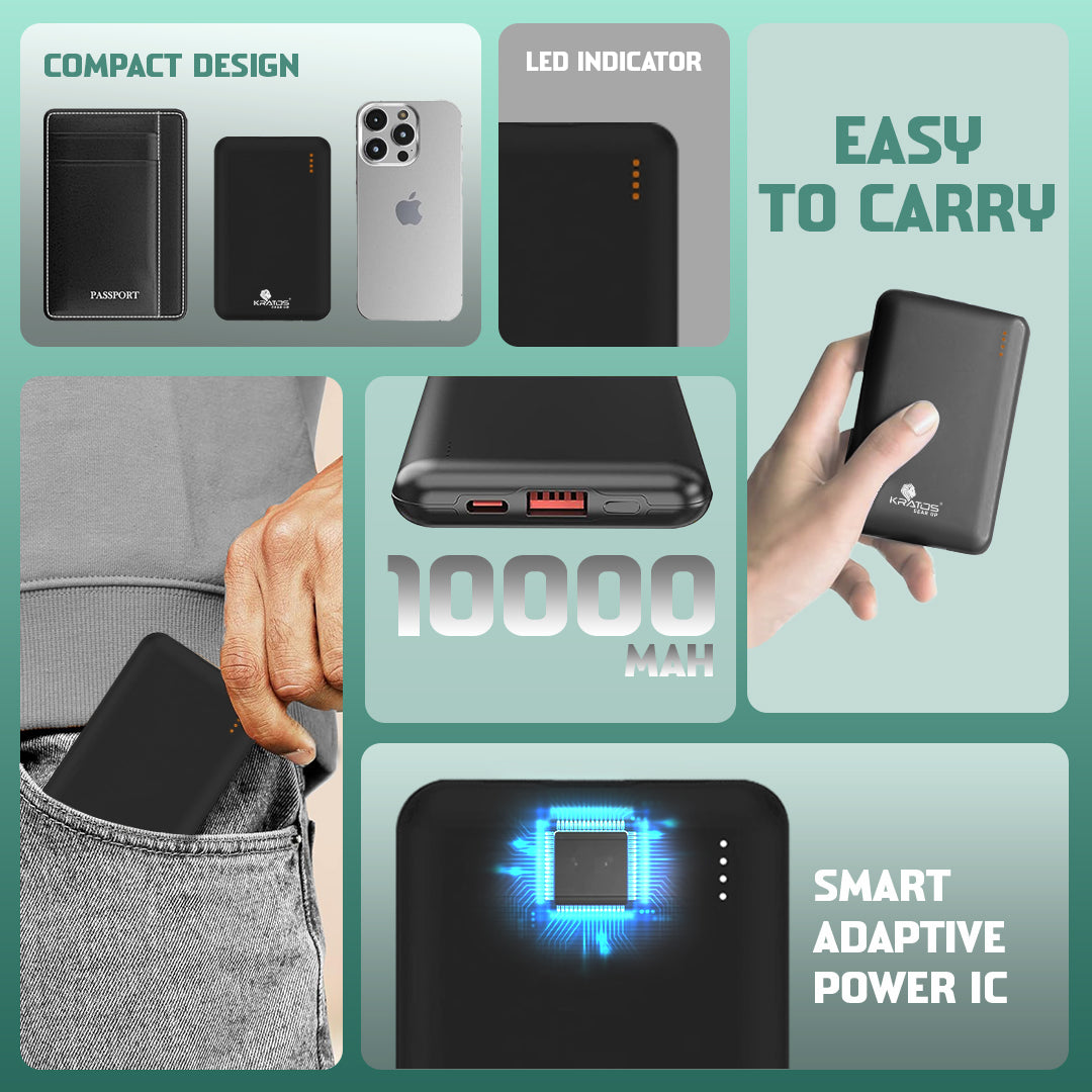 PB07 Slim powerbank 10000mah