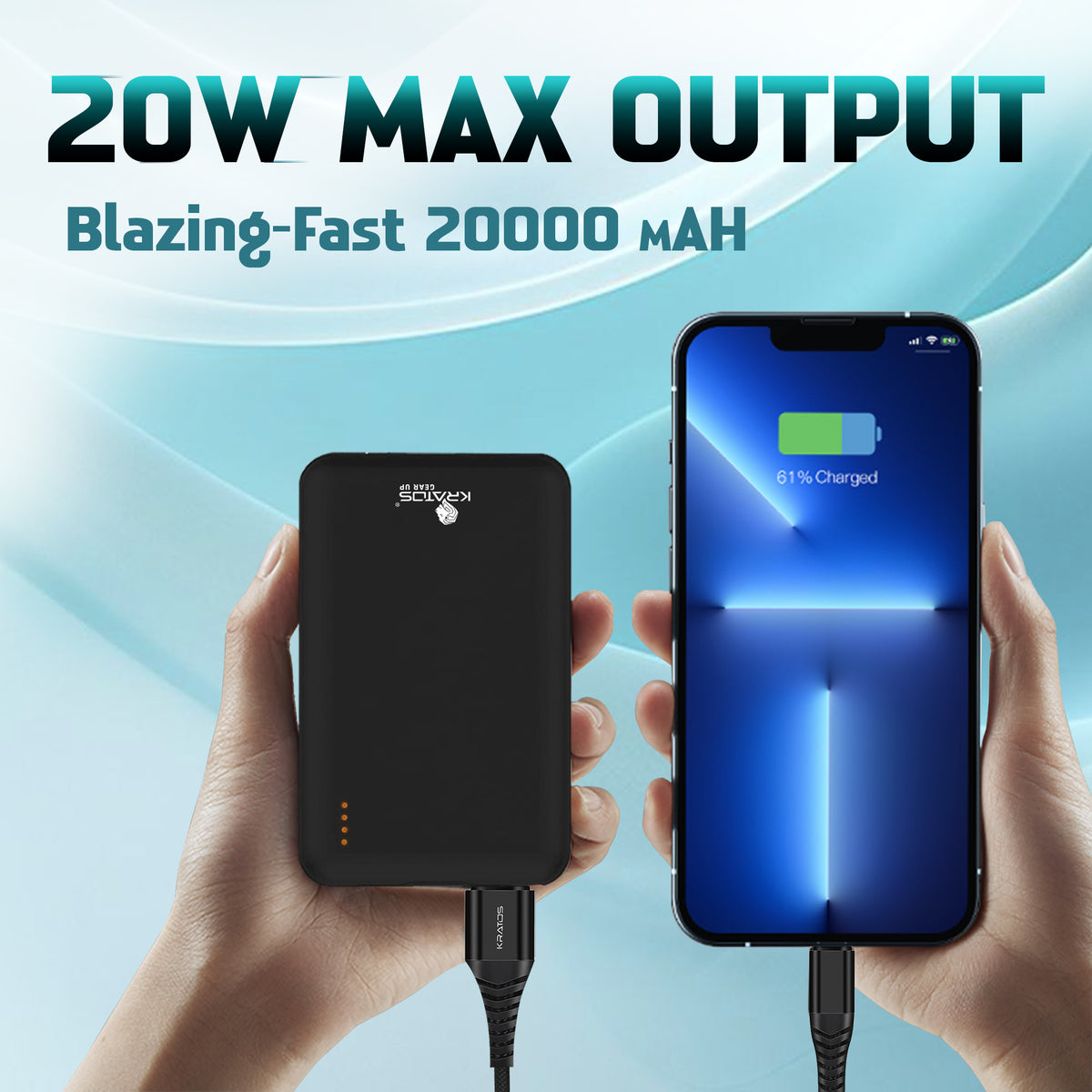 Kratos PB08 20000Mah Slim powerbank