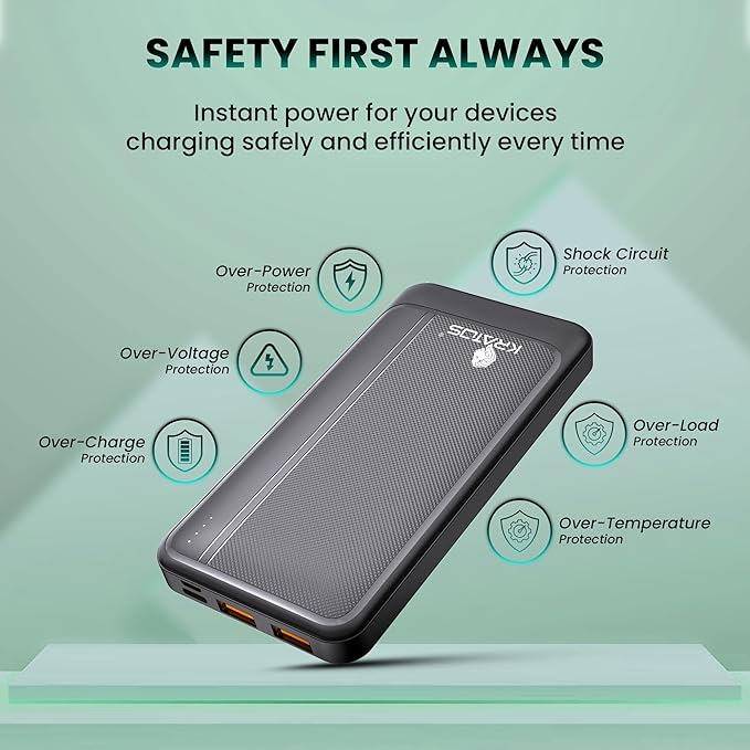 Powerful 10000mAh powerbank