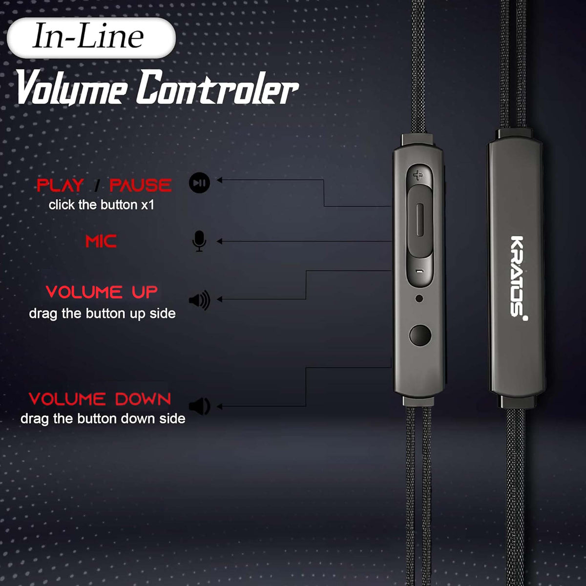 Kratos Thump Plus-Type C earphone