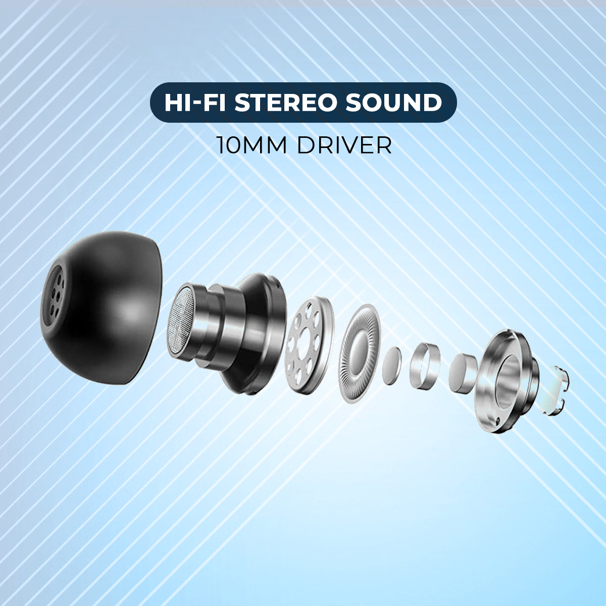 Kratos KR E02 Thump Ear Wired Earphone with Mic