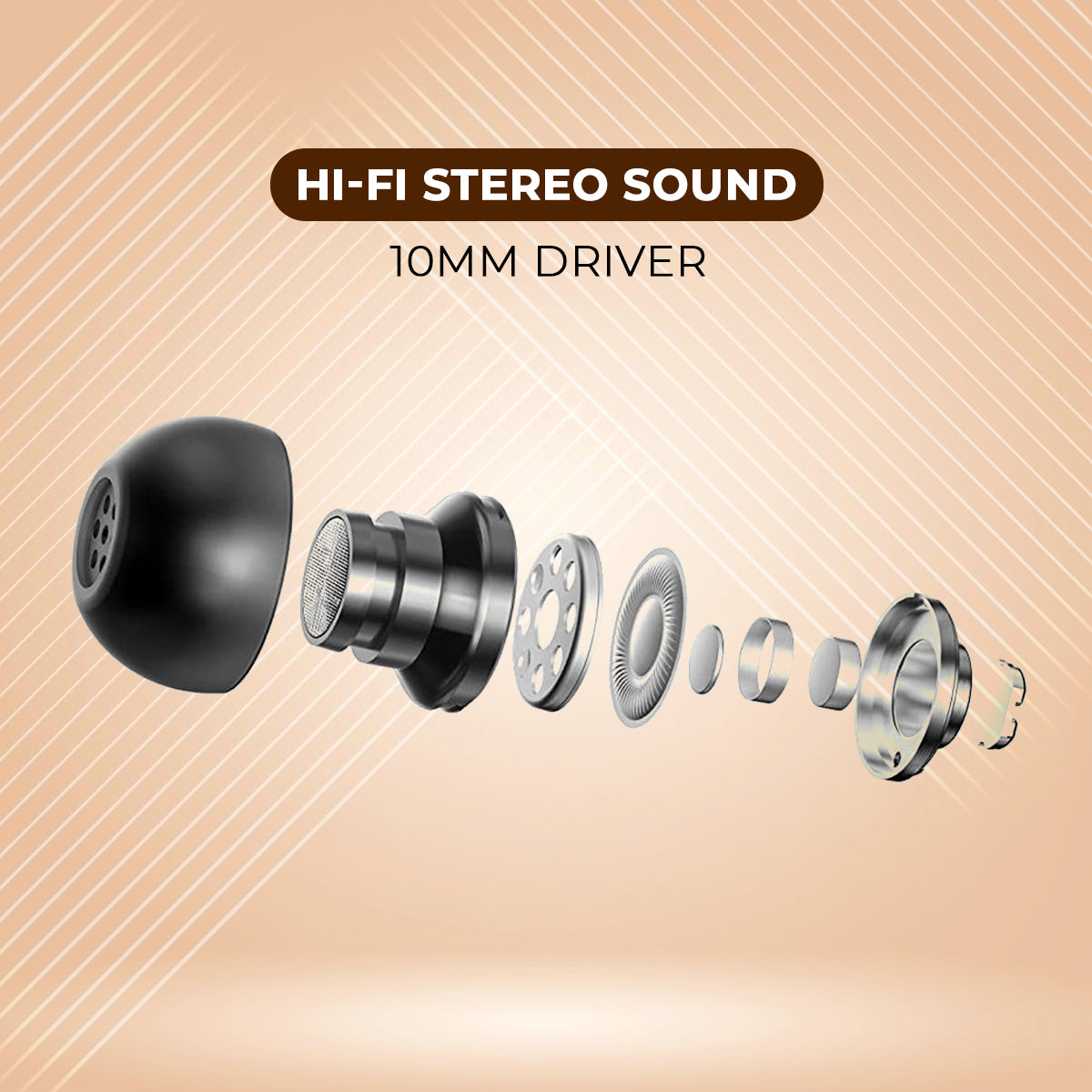 Kratos KR E02 Thump Ear Wired Earphone with Mic