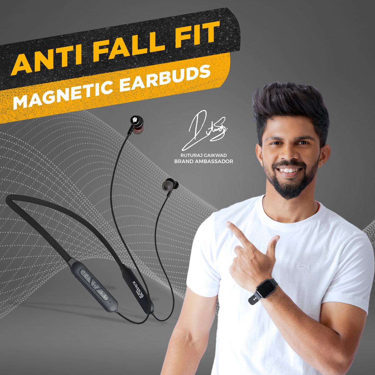 Kratos Fusion Rich Bass Bluetooth Earphones