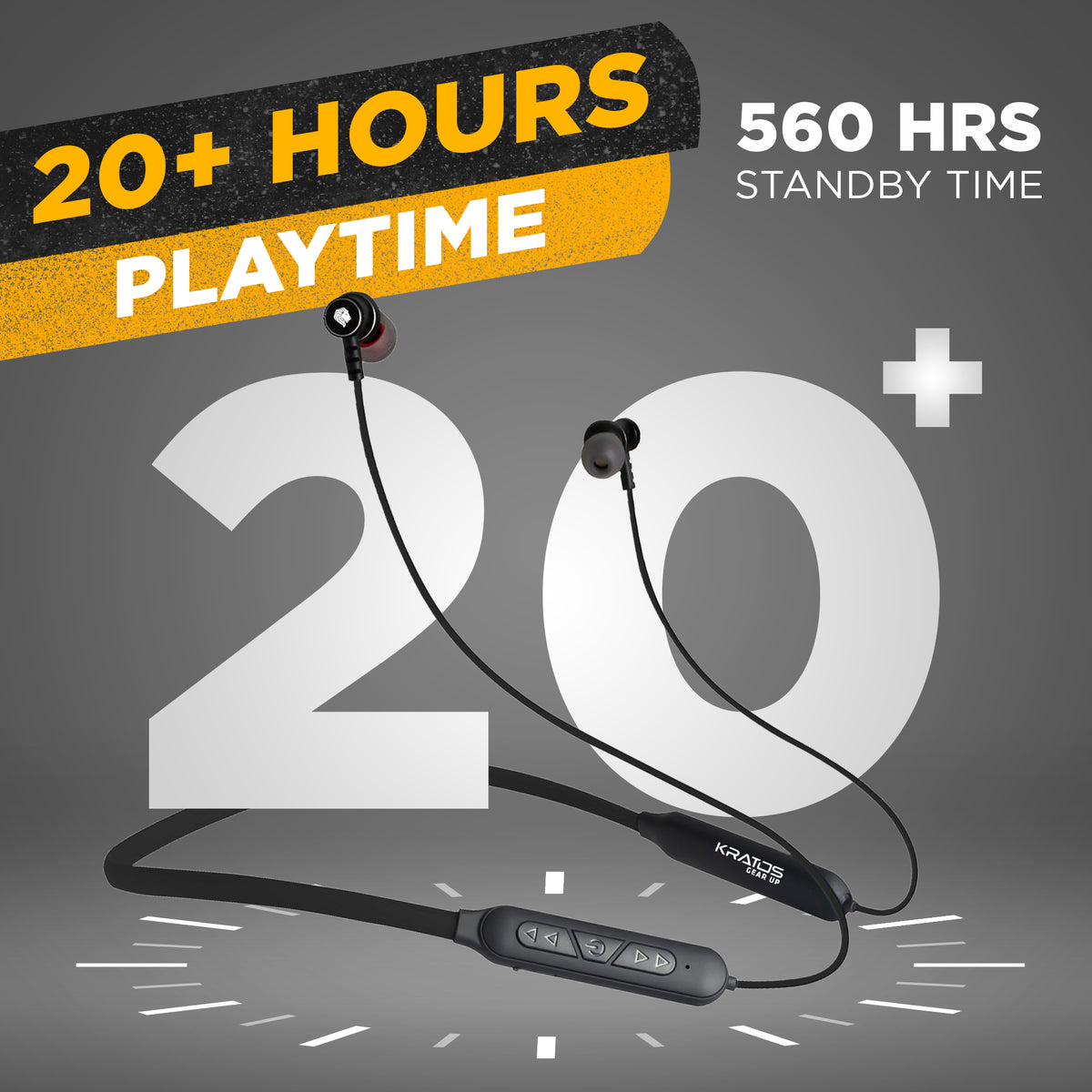 Kratos Fusion Rich Bass Bluetooth Earphones