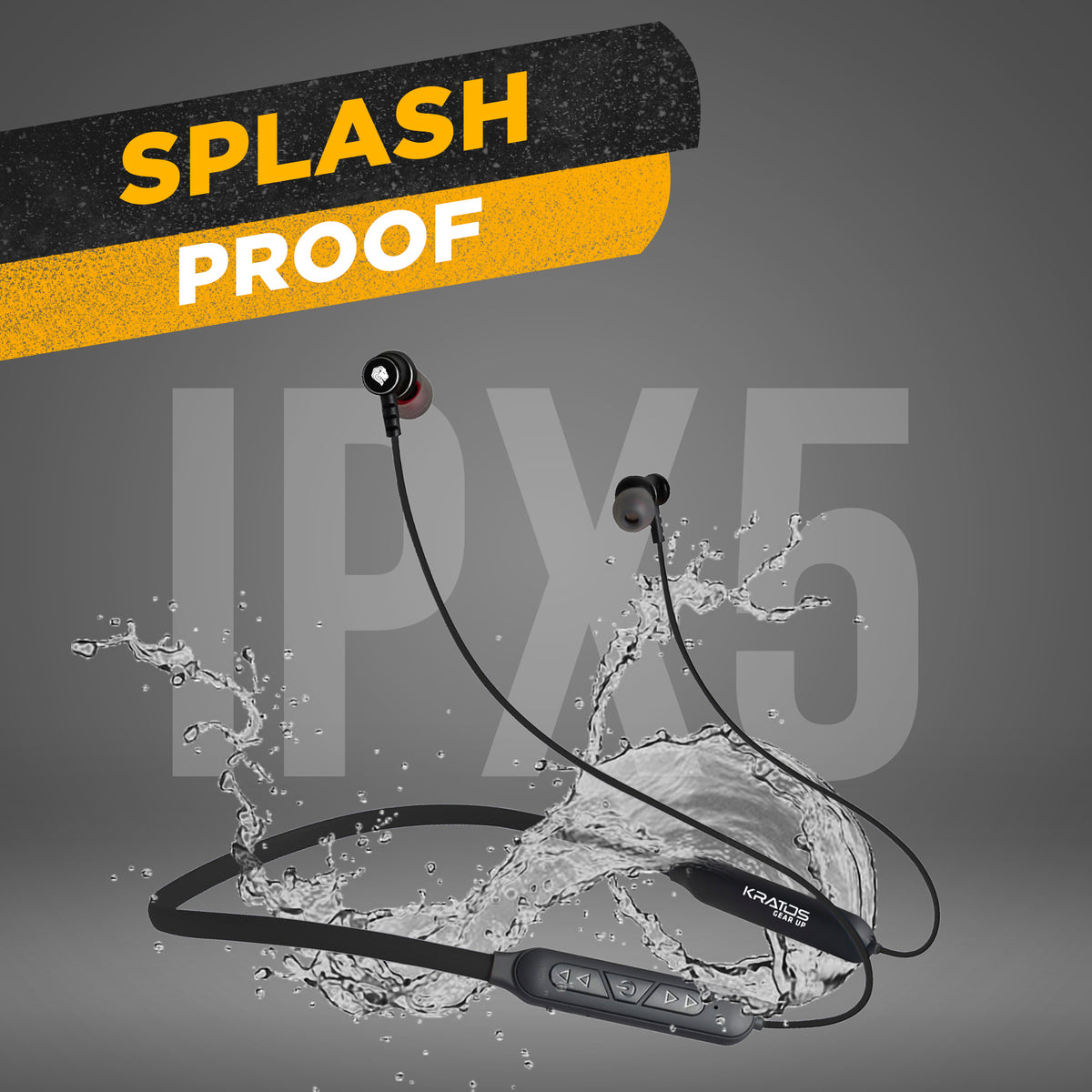 Kratos Fusion Rich Bass Bluetooth Earphones